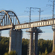 Железнодорожный мост через Сайменский канал, Выборг,Россия