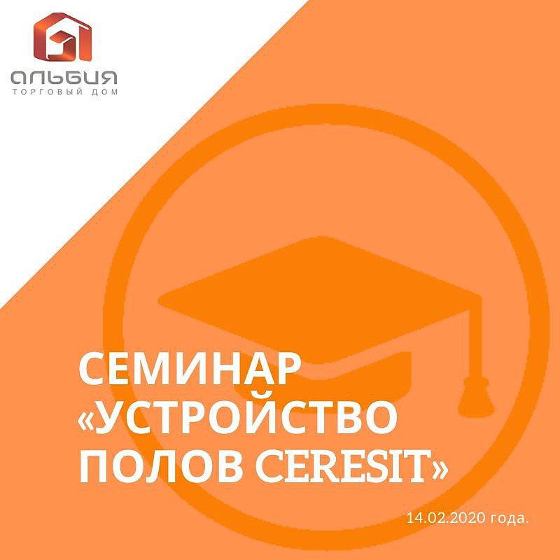 Семинар - Устройство полов Ceresit