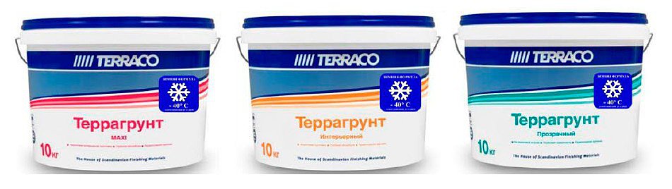 TERRACO - грунтовка с зимней формулой