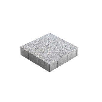Тротуарная плитка Steingot Квадрат Granit Premium Loto Bianco 200х200 мм толщина 60 мм