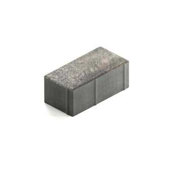 Тротуарная плитка Steingot Прямоугольник 200х100 мм Color Mix Штайн Браун толщина 80 мм