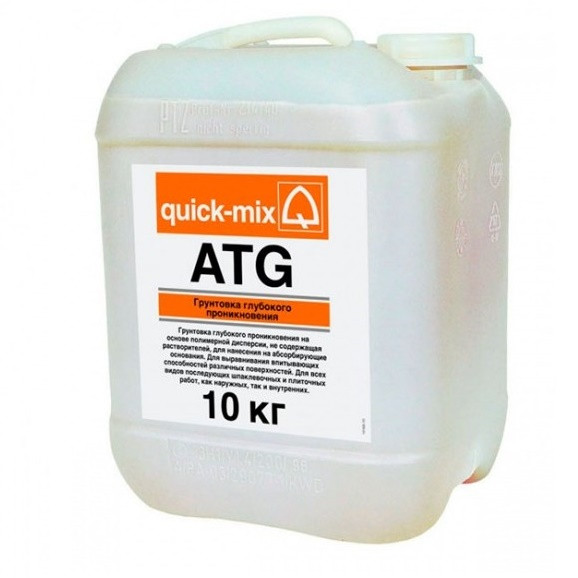 Грунтовка Quick-mix ATG глубокого проникновения 10 кг