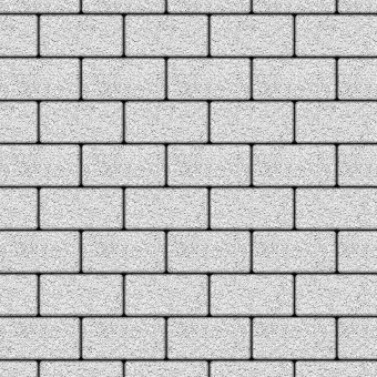 Тротуарная плитка Выбор ПРЯМОУГОЛЬНИК А.2.П.4 Гранит Белый 200х100х40 мм