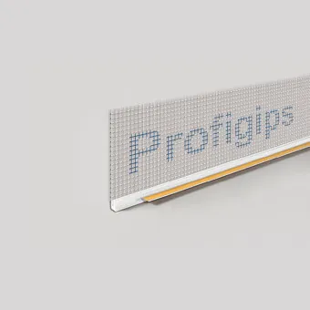 Профиль оконный примыкающий ProfiGips с армирующей сеткой 9 мм 2.4 м