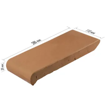 Клинкерный подоконник ZG Clinker красный 280х110х25 мм
