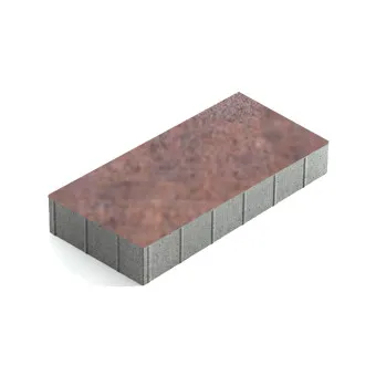 Тротуарная плитка Steingot Плита 600х300 мм Color Mix Клинкер толщина 100 мм