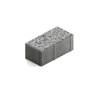 Тротуарная плитка Steingot Прямоугольник 200х100 мм Granit Premium Fumo Bello толщина 80 мм