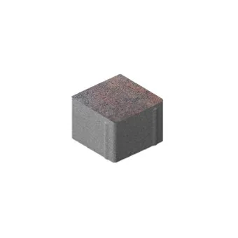 Тротуарная плитка Steingot Квадрат Color Mix Штайн Ферро 100х100 мм толщина 80 мм