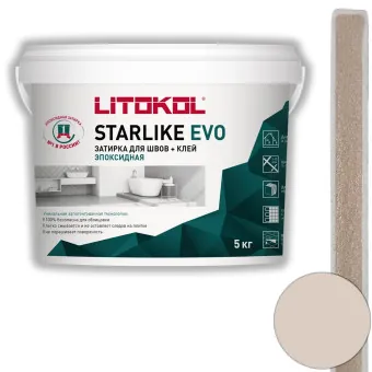 Затирка Litokol Starlike Evo S.205 travertino 5 кг