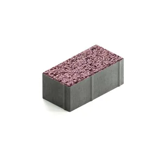Тротуарная плитка Steingot Прямоугольник 200х100 мм Granit Premium Rosa Sardo толщина 80 мм