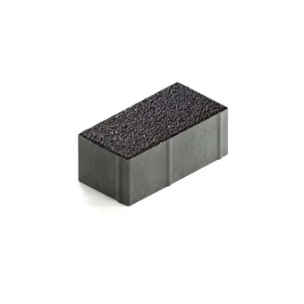 Тротуарная плитка Steingot Прямоугольник 200х100 мм Granit Premium Stella Nero толщина 80 мм