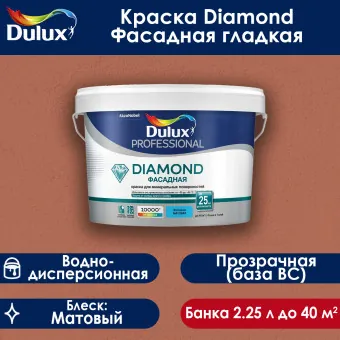 Краска Luxium (Dulux) Diamond Фасадная база BC 2.25 л