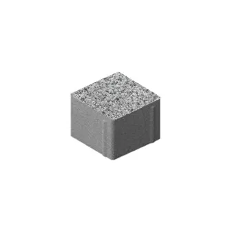 Тротуарная плитка Steingot Квадрат Granit Premium Fumo Bello 100х100 мм толщина 80 мм