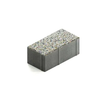 Тротуарная плитка Steingot Прямоугольник 200х100 мм Granit Premium Terra Antica толщина 80 мм