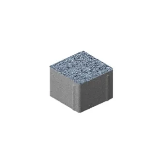 Тротуарная плитка Steingot Квадрат Granit Premium Grafito Scuro 100х100 мм толщина 80 мм
