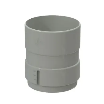 Муфта трубы GLC PVC 100 мм белая RAL 9010