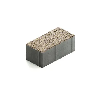 Тротуарная плитка Steingot Прямоугольник 200х100 мм Granit Premium Grano толщина 80 мм