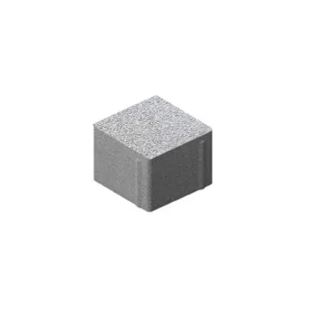 Тротуарная плитка Steingot Квадрат Granit Premium Loto Bianco 100х100 мм толщина 80 мм