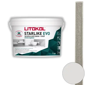 Затирка Litokol Starlike Evo S.102 bianco ghiaccio 1 кг