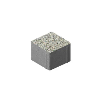 Тротуарная плитка Steingot Квадрат Granit Premium Terra Antica 100х100 мм толщина 80 мм