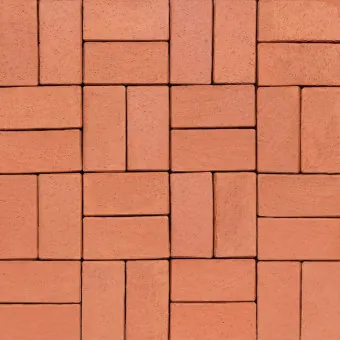 Тротуарный кирпич Westerwalder Klinker Design Rot 200x100x40 мм