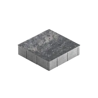 Тротуарная плитка Steingot Плита Квадрат Color Mix Штайн Блэк 300х300 мм толщина 80 мм