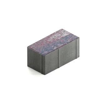 Тротуарная плитка Steingot Прямоугольник 200х100 мм Color Mix Аметист толщина 100 мм
