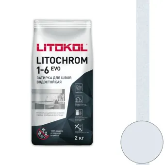Затирка Litokol Litochrom 1-6 EVO LE.372 светло-голубой 2 кг