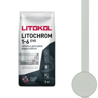 Затирка Litokol Litochrom 1-6 EVO LE.376 мятный 2 кг