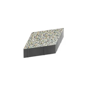 Тротуарная плитка Steingot Ромб Granit Premium Terra Antica 200х200 мм толщина 60 мм