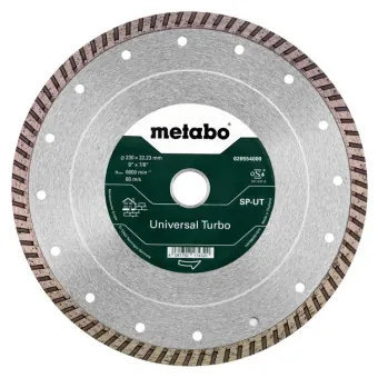 Диск алмазный Metabo SP-UT Universal Turbo сплошной 230x22.23 мм (арт. 628554000)