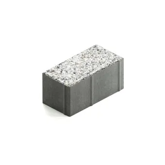 Тротуарная плитка Steingot Прямоугольник 200х100 мм Granit Premium Bianco Nero толщина 100 мм