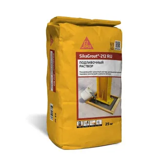 Раствор для анкеровки и подливки Sika SikaGrout 212 25 кг