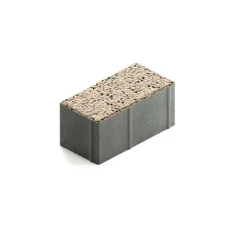 Тротуарная плитка Steingot Прямоугольник 200х100 мм Granit Premium Caramello толщина 100 мм