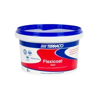 Гидроизоляция Terraco Flexicoat Maxi 3 кг