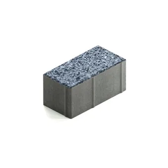 Тротуарная плитка Steingot Прямоугольник 200х100 мм Granit Premium Grafito Scuro толщина 100 мм