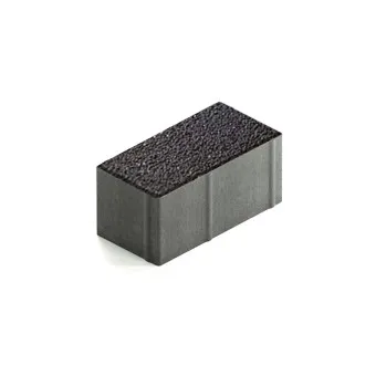Тротуарная плитка Steingot Прямоугольник 200х100 мм Granit Premium Stella Nero толщина 100 мм