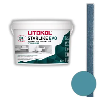 Затирка Litokol Starlike Evo S.340 blu denim 1 кг