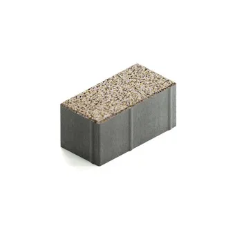 Тротуарная плитка Steingot Прямоугольник 200х100 мм Granit Premium Grano толщина 100 мм