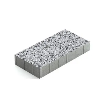 Тротуарная плитка Steingot Плита Premium 600х300 мм Bianco Nero толщина 80 мм