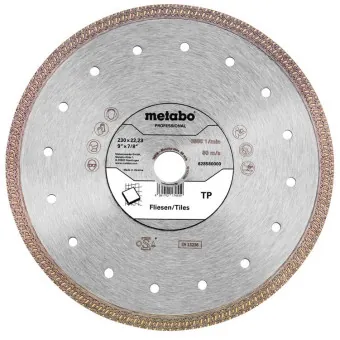 Диск алмазный Metabo TP Tiles Professional сплошной 230x22.23 мм (арт. 628580000)