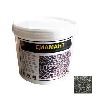 Затирка Diamant для брусчатки полимерная базальт 15 кг
