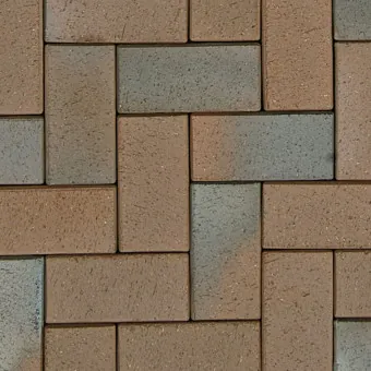 Тротуарный кирпич ABC-Klinkergruppe Kiel-Heidebunt 200x100x52 мм