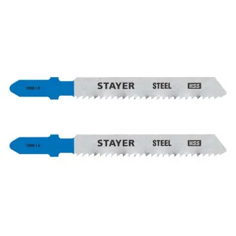 Полотна для электролобзика Stayer Professional T118B по металлу HSS 50 мм шаг 1.8 мм 2 шт (арт. 15993-1.8_z02)