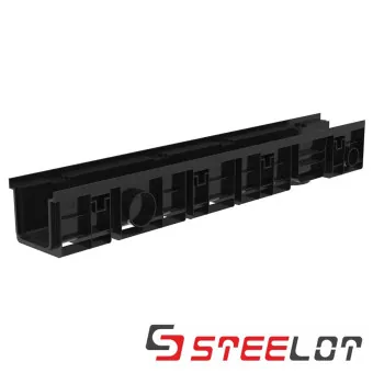 Лоток водоотводный STEELOT SteeStart DN100 H133 пластиковый высокий борт