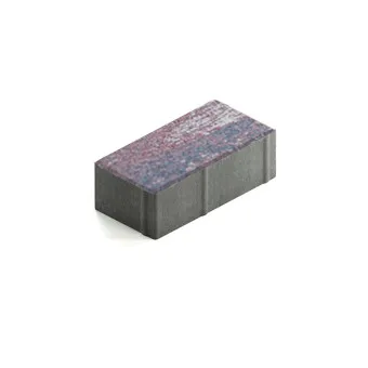 Тротуарная плитка Steingot Прямоугольник 200х100 мм Color Mix Аметист толщина 60 мм