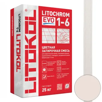 Затирка Litokol Litochrom 1-6 EVO LE.210 карамель 25 кг