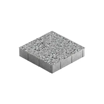 Тротуарная плитка Steingot Квадрат Granit Premium Fumo Bello 300х300 мм толщина 60 мм