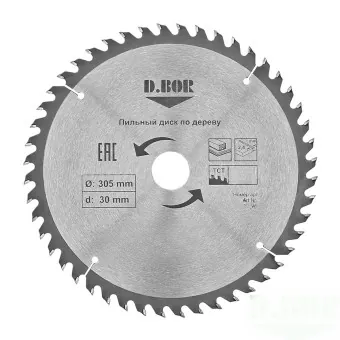 Диск пильный по дереву D.BOR 305x30/25.4 мм Z60 (арт. D-9K-803056005D)