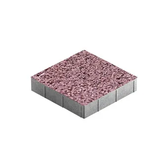 Тротуарная плитка Steingot Квадрат Granit Premium Rosa Sardo 300х300 мм толщина 60 мм
